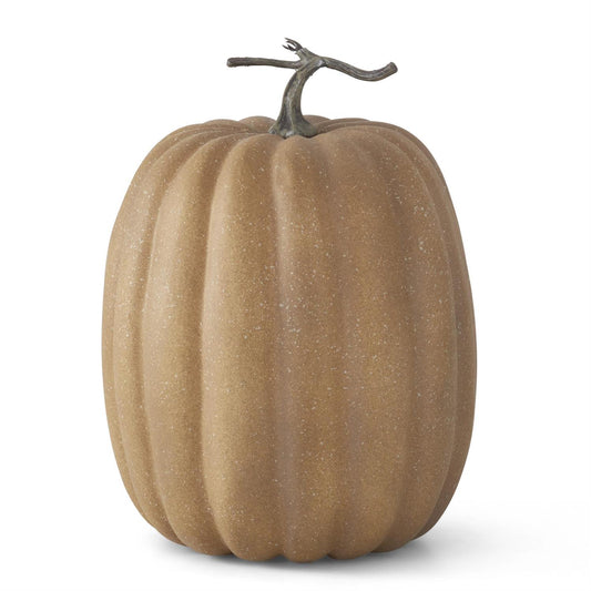 Calabaza moteada cafe y crema 19 in