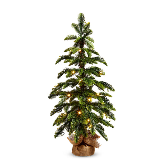 Arbol iluminado en bolsa 28in