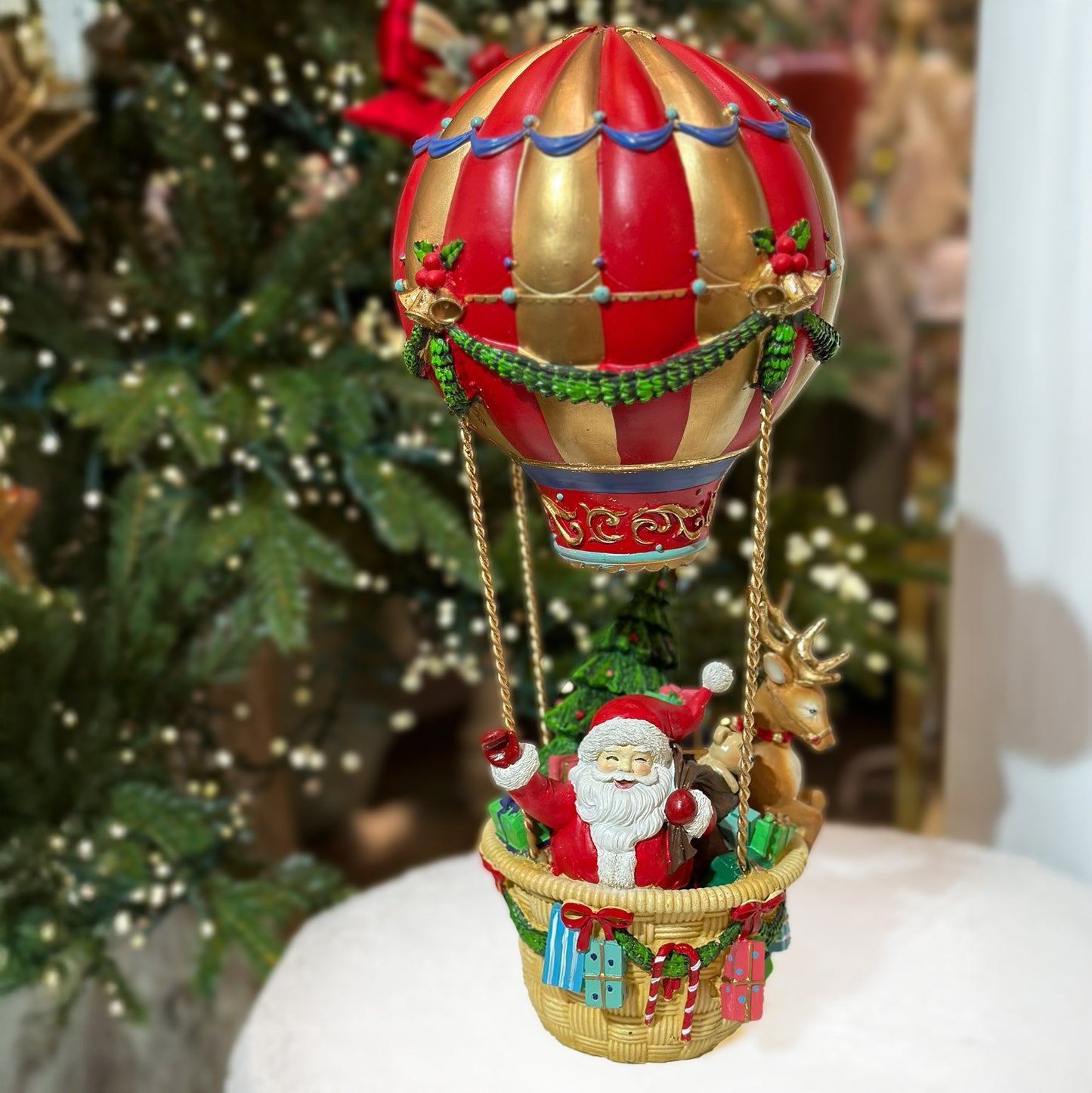 Santa En Globo Aerostatico 17In