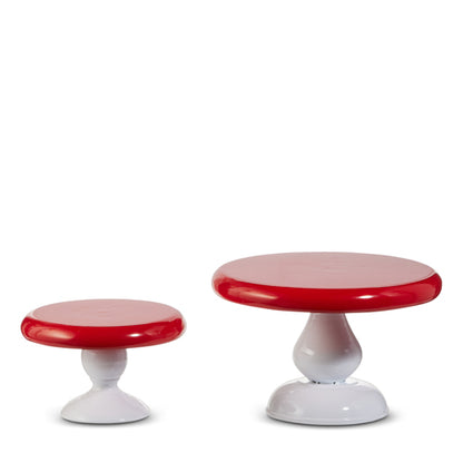 Pastelera Roja Con Blanco