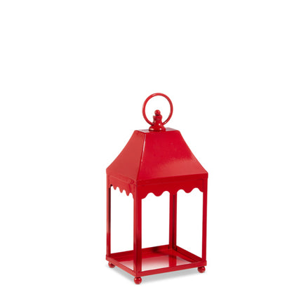 Farol Rojo Decorativo 18In
