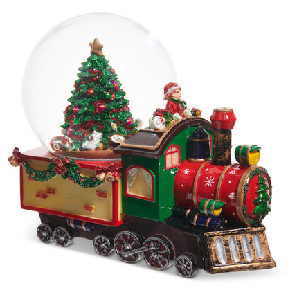 Bola De Cristal Musical Con Tren 8.75In