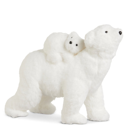 Oso polar con hijo 12in