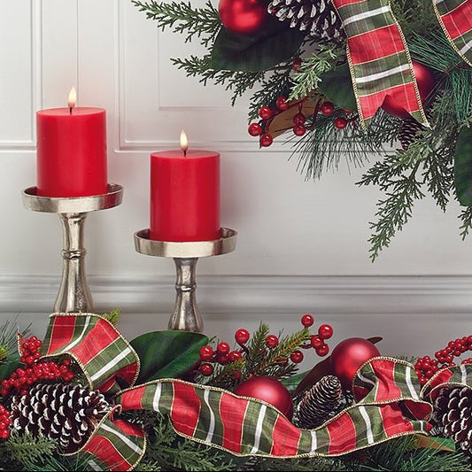 Candelero plateado 10in