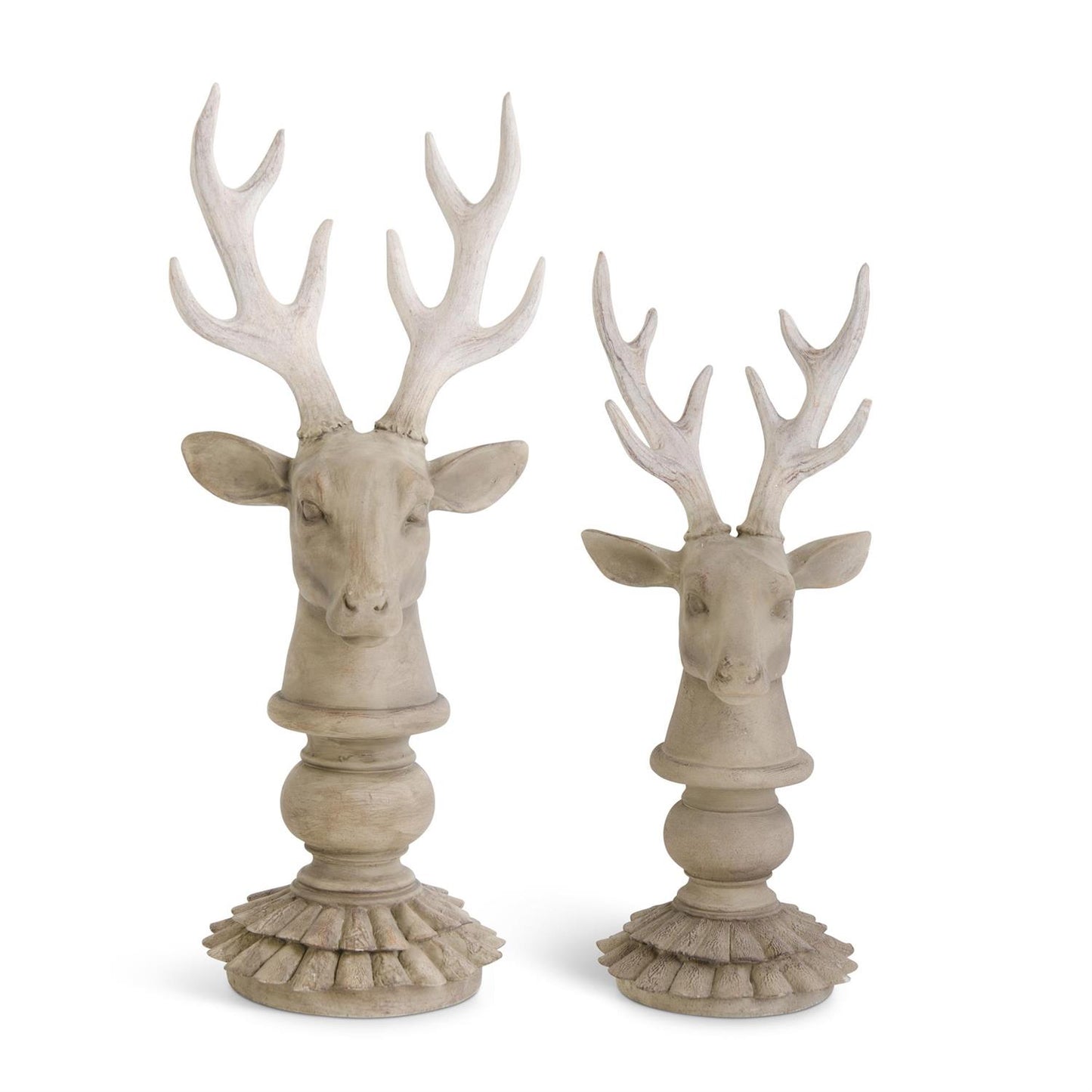 Busto de venado resina tipo madera