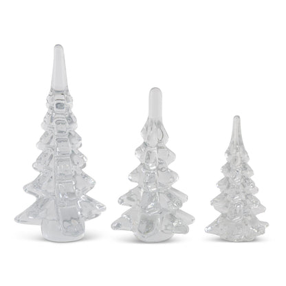 Arbol de vidrio transparente