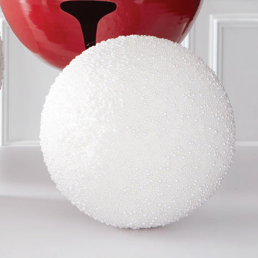 Esfera perlada blanca 12 in