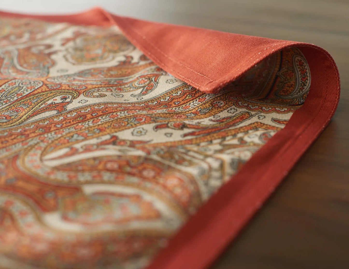 Individuales kashmir paisley