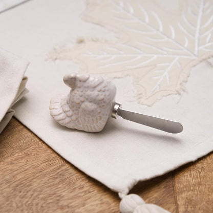Cuchillo para untar pavo blanco