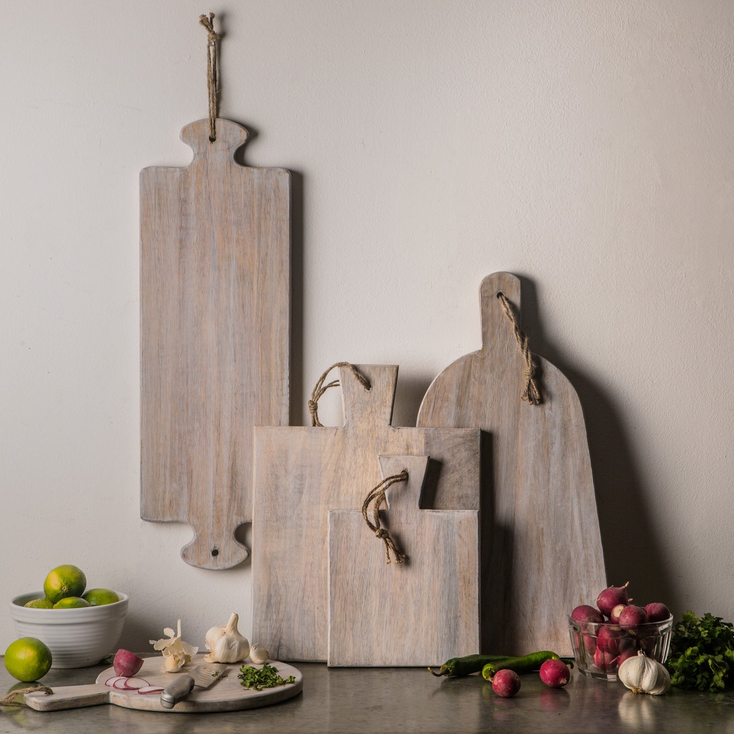 tabla de madera forma redonda