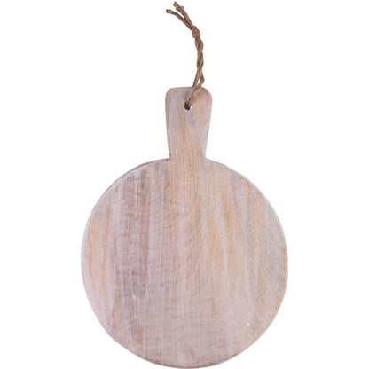 tabla de madera forma redonda