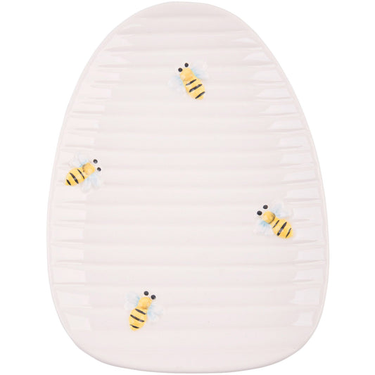 plato de abejas de ceramica