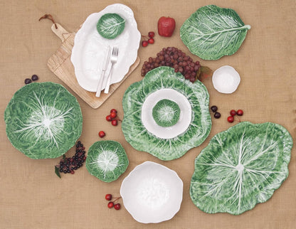 Platos para dip repollo, set de 4