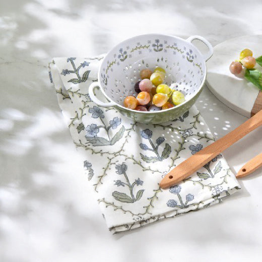 Toalla de cocina floral vintage