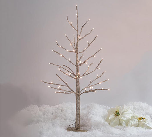 Arbol de luz champagne 35in