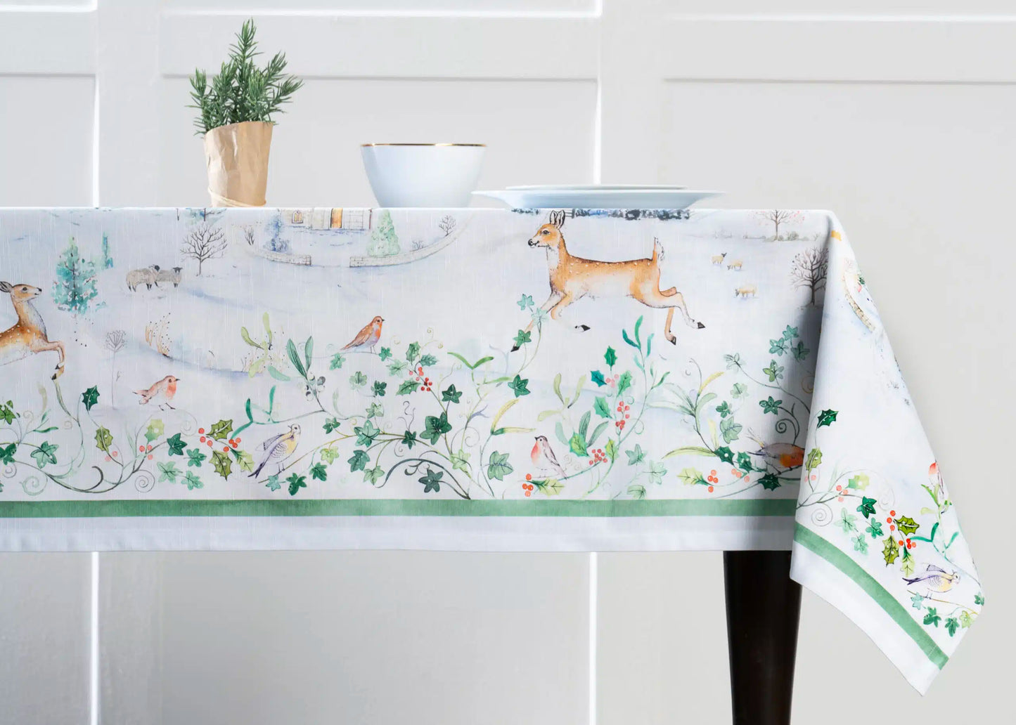 Mantel Snowy World