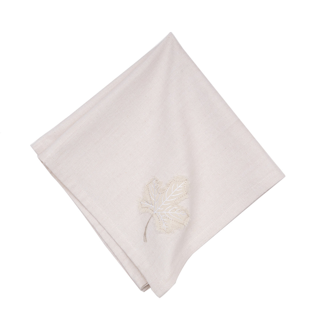 Servilleta hojas de otono beige