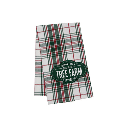Toalla de cocina verde tree farm