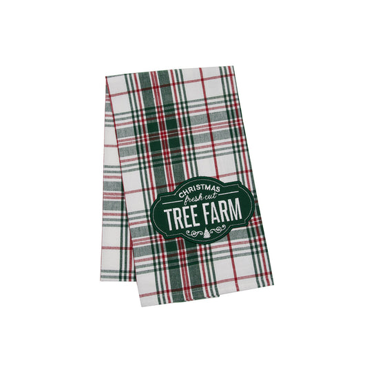 Toalla de cocina verde tree farm
