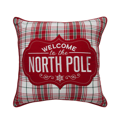 Cojin welcome north pole
