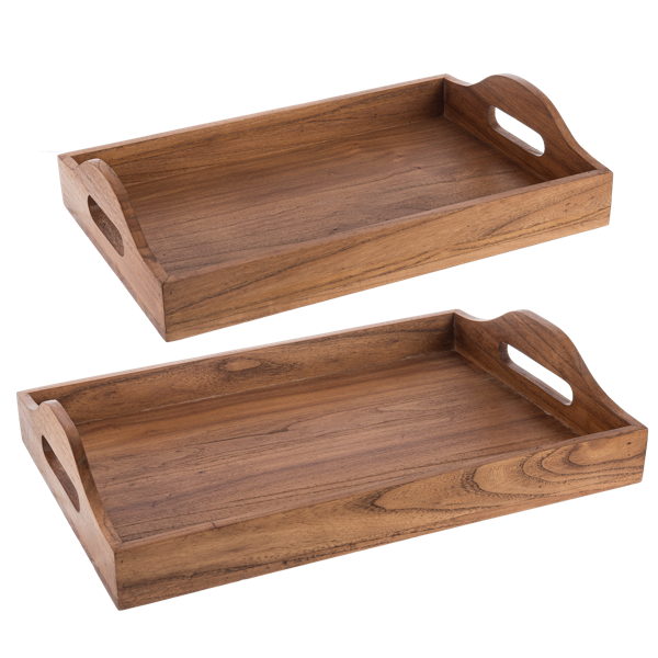 Azafate de madera sencillos