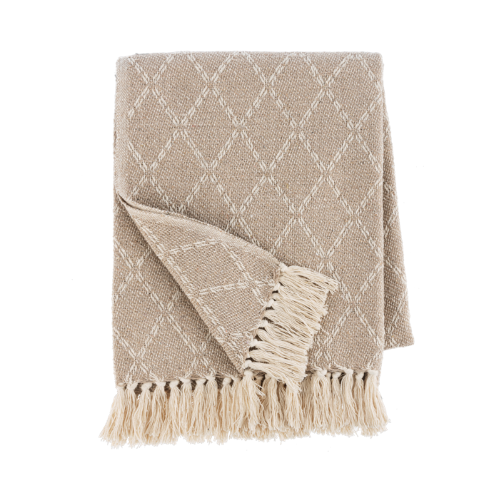 Colcha de diamantes beige