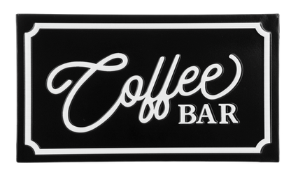 Rotulo de bar de cafe