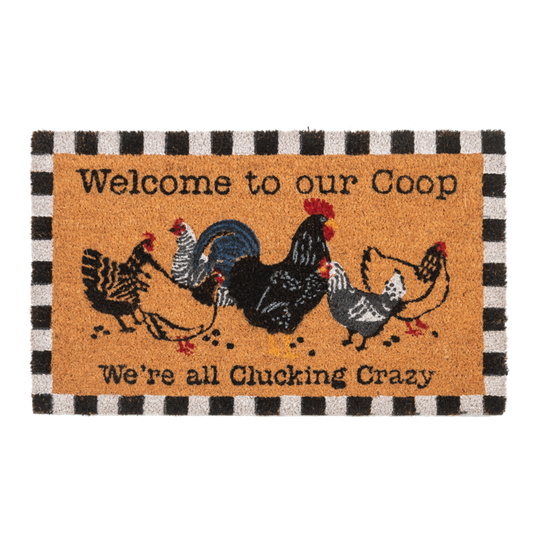 Alfombra de gallinas