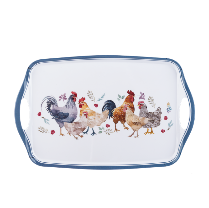 Azafate de gallinas melamina