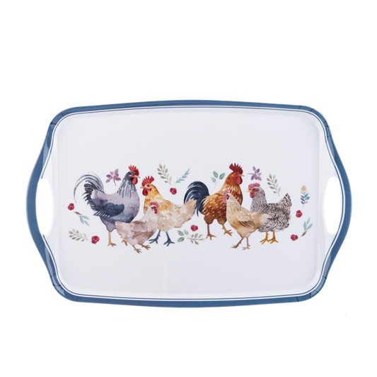 Azafate de gallinas melamina