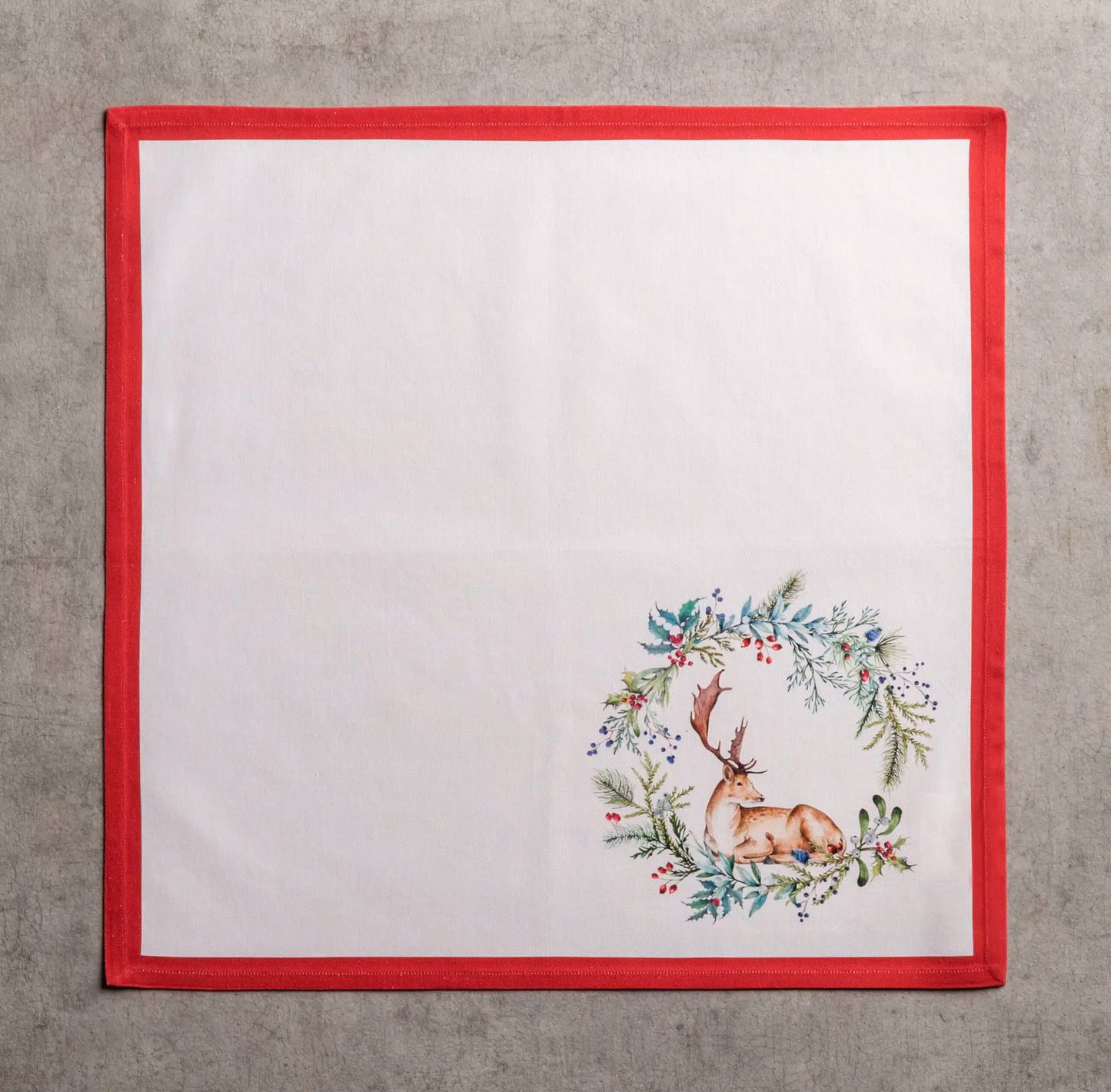 Servilletas de tela set of 4 holly time