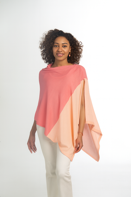 Tapado Cape Wrap Dos Tonos