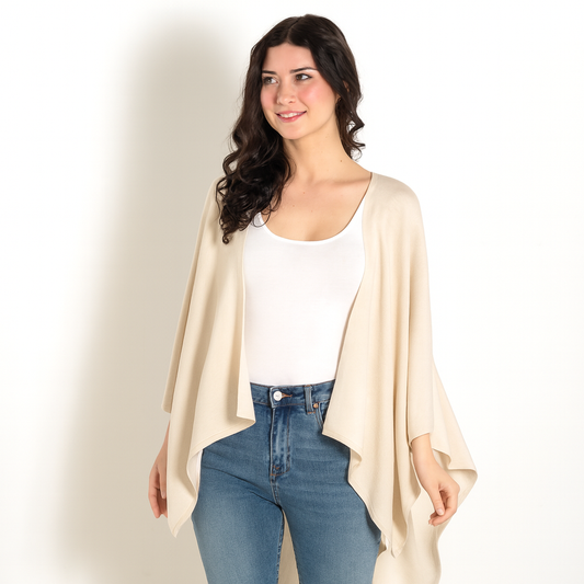 Tapado Cardi Wrap Blanco