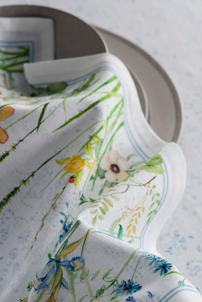 Servilletas de tela Fleurs de Mai set de 4