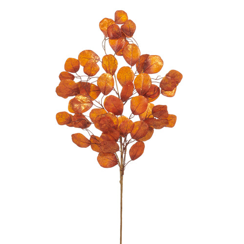 Rama De Hojas Naranja 32In