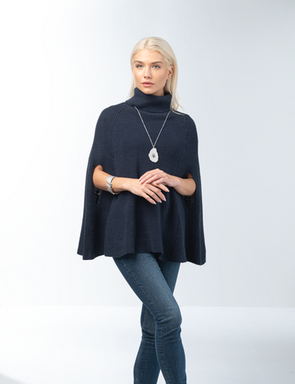 Poncho Con Cuello