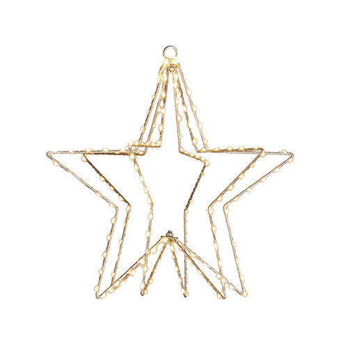 Estrella con luces 14in