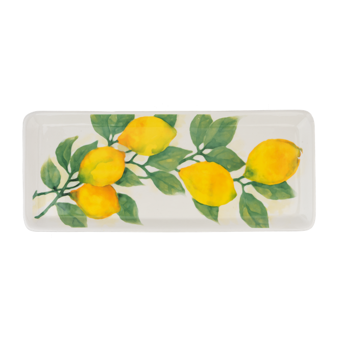 Plato largo de limones