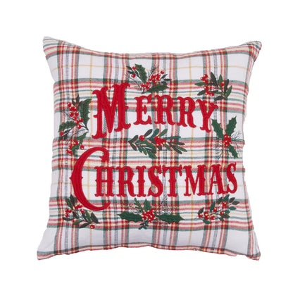Cojin de tartan merry christmas