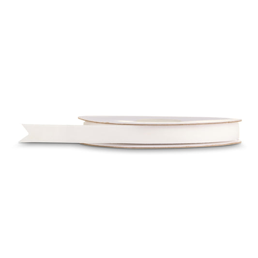 Liston terciopelo blanco 0.5in x 10 yd