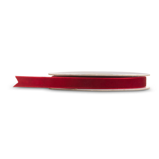 Liston terciopelo corinto 0.5in x 10 yd