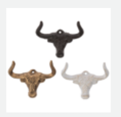 Colgadores de toro long horn