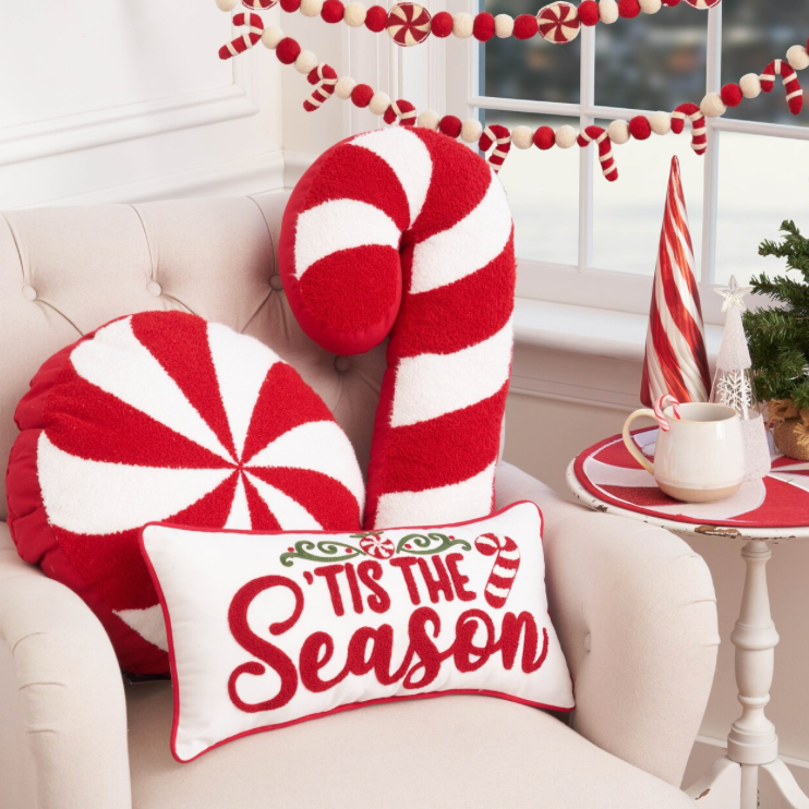 Cojin bastones de dulce tis the season