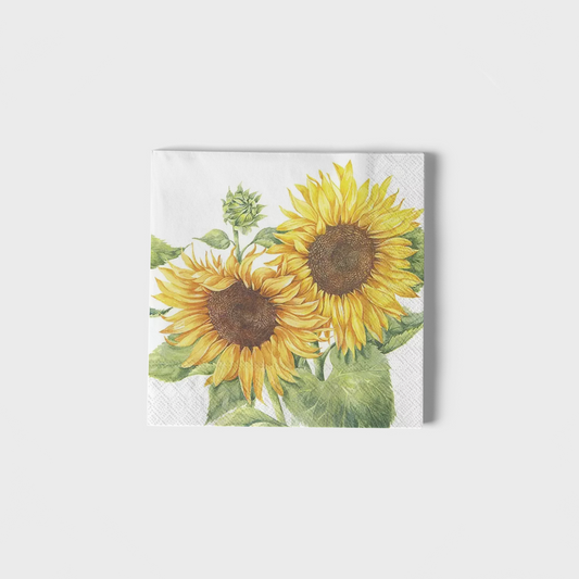 Servilletas de papel de girasol