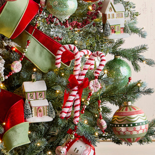 Set de tres candy cane 9in