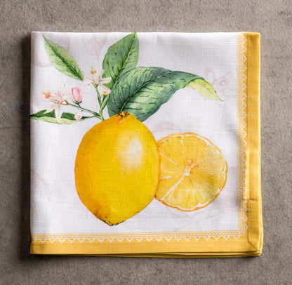 Servilletas de tela Limoncello set de 4