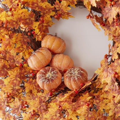 Bolsa de 6 mini calabazas anaranjadas