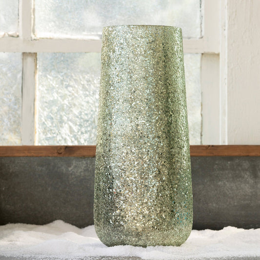 Florero verde grande