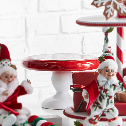 Pastelera Roja Con Blanco