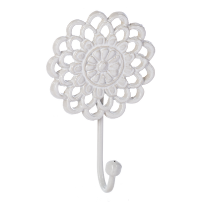 Colgador de medallon de flor
